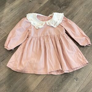 Peter Pan Collar Pink Dress